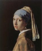Jan Vermeer girl with apearl earring china oil painting artist